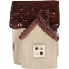 Clayre & Eef 6CE2271 Decoración Casa con LED 8x6x8 cm Beige-Rojo