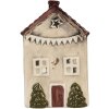Clayre & Eef 6CE2279 Candelabro Casa 10x8x15 cm Beige/Rojo