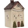 Clayre & Eef 6CE2279 Candelabro Casa 10x8x15 cm Beige/Rojo