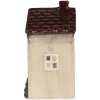 Clayre & Eef 6CE2279 Candelabro Casa 10x8x15 cm Beige/Rojo