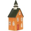 Clayre & Eef 6CE2288 Candelabro Casa 10x7x21 cm Naranja Verde