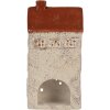 Clayre & Eef 6CE2296 Candelabro Casa 12x8x24 cm Beige/Marrón