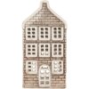Clayre & Eef 6CE2304 Candelabro Casa 7x7x14 cm Gris-Naranja