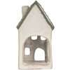 Clayre & Eef 6CE2308 Candelabro Casa 7x7x13 cm gris-verdoso