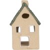 Clayre & Eef 6CE2310 Candelabro Casa 8x11x14 cm Beige-Verde