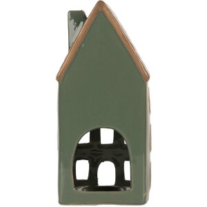 Clayre & Eef 6CE2312 Candelabro Casa 9x8x19 cm Verde