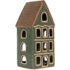 Clayre & Eef 6CE2312 Candelabro Casa 9x8x19 cm Verde