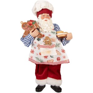 Clayre & Eef 66359 Decoración Papá Noel...