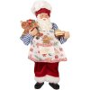 Clayre & Eef 66359 Decoración Papá Noel 15x10x26 cm