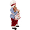 Clayre & Eef 66359 Decoración Papá Noel 15x10x26 cm