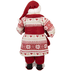 Clayre & Eef 66360 Decoración Papá Noel 15x11x28 cm