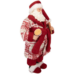Clayre & Eef 66360 Decoración Papá Noel 15x11x28 cm
