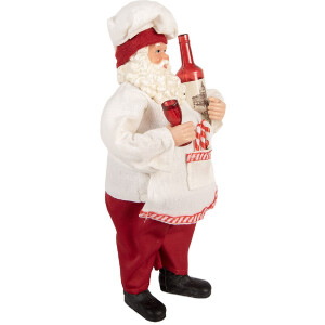 Clayre & Eef 66361 Decoración Papá Noel 15x10x27 cm