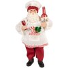 Clayre & Eef 66361 Decoración Papá Noel 15x10x27 cm