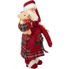 Clayre & Eef 66362 Decoración Papá Noel 16x11x28 cm