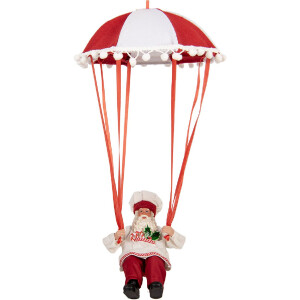 Clayre & Eef 66363 Decoración Papá Noel 25x25x55 cm