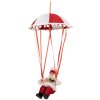 Clayre & Eef 66363 Decoración Papá Noel 25x25x55 cm