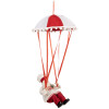 Clayre & Eef 66363 Decoración Papá Noel 25x25x55 cm