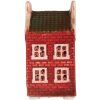 Clayre & Eef 6CE2297 Casa decorativa con LED 4x4x8 cm