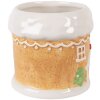 Clayre & Eef 6CEMU0216 Taza 13x9x9 cm 300 ml Marrón Blanco