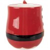 Clayre & Eef 6CEMU0219 Taza 13x9x11 cm 400 ml Rojo Negro