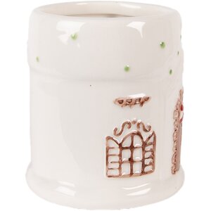 Clayre & Eef 6CEMU0226 Taza 14x10x11 cm 400 ml Dolomita