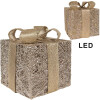 Clayre & Eef 66312 Decoración Regalo LED Juego de 3 Dorado