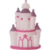Clayre & Eef 6LMP802 Luz Nocturna Castillo LED 16x11x24 cm Rosa Violeta