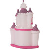 Clayre & Eef 6LMP802 Luz Nocturna Castillo LED 16x11x24 cm Rosa Violeta