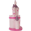 Clayre & Eef 6LMP803 Luz Nocturna Castillo LED 23x16x35 cm Rosa Violeta