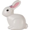 Clayre & Eef 6LMP805 Luz Nocturna Conejo LED 21x13x22 cm Blanco-Rosa