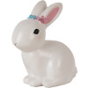 Clayre & Eef 6LMP805 Luz Nocturna Conejo LED 21x13x22 cm Blanco-Rosa