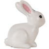 Clayre & Eef 6LMP805 Luz Nocturna Conejo LED 21x13x22 cm Blanco-Rosa