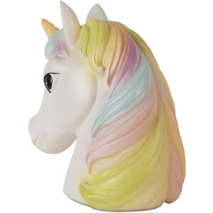 Clayre & Eef 6LMP807 Luz Nocturna Unicornio LED 22x14x24 cm