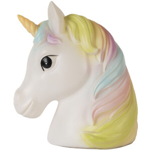 Clayre & Eef 6LMP807 Luz Nocturna Unicornio LED 22x14x24 cm