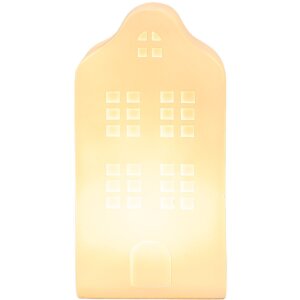 Clayre & Eef 6LMP818 Luz Nocturna Casita LED 8x9x17 cm