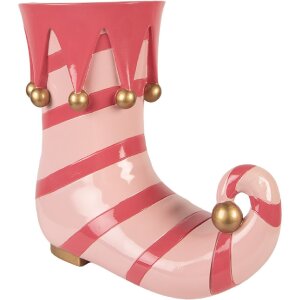 Clayre & Eef Maceta Decorativa Rosa 35x17x32 cm