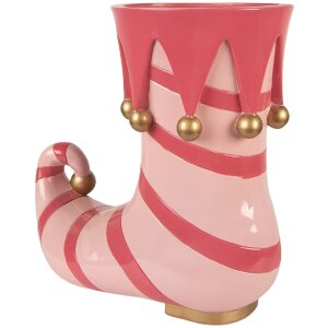 Clayre & Eef Maceta Decorativa Rosa 35x17x32 cm