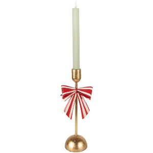 Clayre & Eef 6Y5941 Candelabro 11x9x28 cm Dorado Rojo