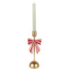 Clayre & Eef 6Y5941 Candelabro 11x9x28 cm Dorado Rojo