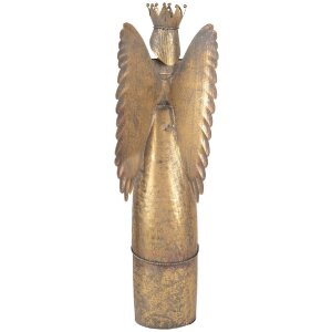 Clayre & Eef 6Y5945 Decoración Ángel 20x16x52 cm Marrón