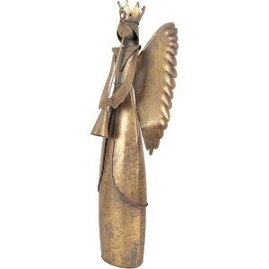 Clayre & Eef 6Y5945 Decoración Ángel 20x16x52 cm Marrón