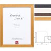 Espejo de pared effect Profil 52 Madera maciza Blanco Wengué Roble muchas medidas