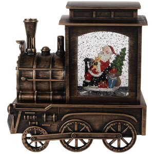 Clayre & Eef 66413 Decoración Locomotora con...