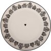 Clayre & Eef Pequeño Plato Ø 20x2 cm Beige-Marrón
