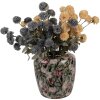 Clayre & Eef 66380 Decoración Florero Gris Rosa 25x25 cm