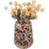 Clayre & Eef 66382 Florero Decorativo Beige-Rosa Ø 27x34 cm