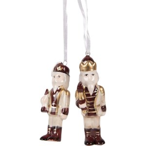 Clayre & Eef 6CE2261 Adorno Colgante Cascanueces Set...