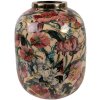 Clayre & Eef 66390 Decoración Jarron Ø 17x22 cm Beige-Rosa