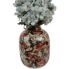 Clayre & Eef 66390 Decoración Jarron Ø 17x22 cm Beige-Rosa